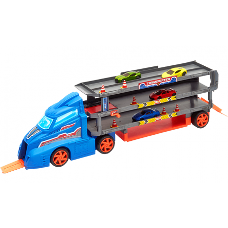 Transporter laweta 50cm 4 autka tor rampy naklejki